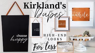 High End Kirkland's Dupes For Less | Kirkland's Dupes | Looks for Less |