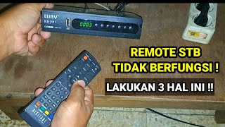 Cara memperbaiki remote set top box digital yang rusak