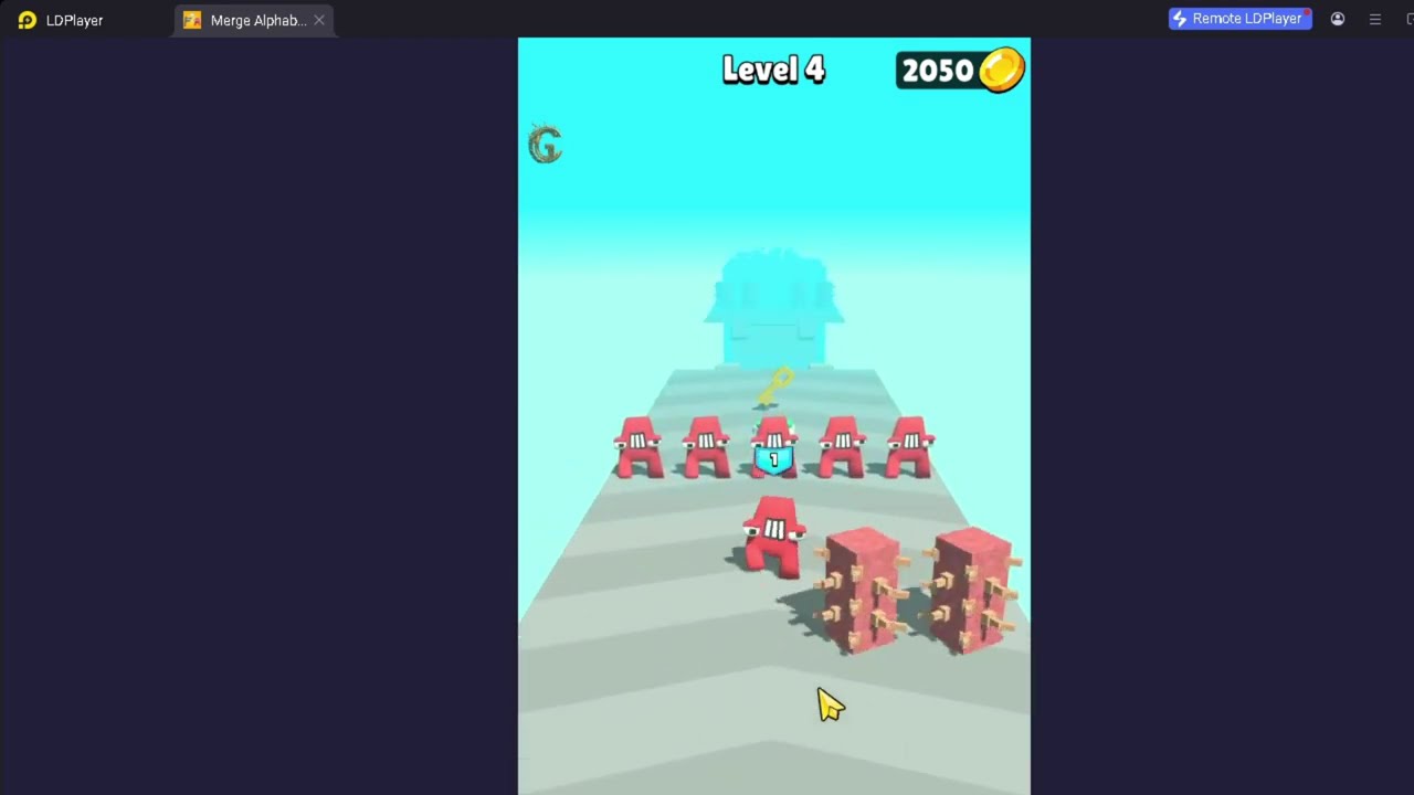 Merge Alphabet Lord Run V0.0.9 mod level 1 to level6