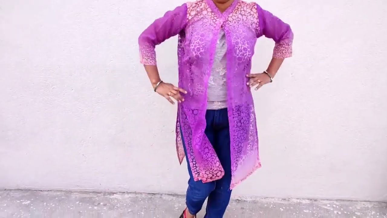 stylish shrug cutting and stitching video, shrug DIY, how to make shrug