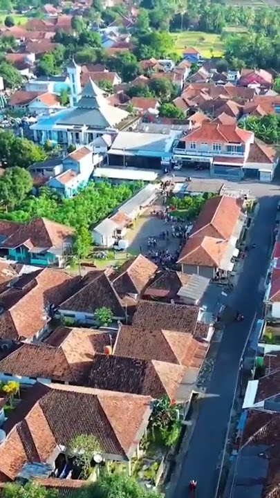 Suasana Pedesaan Di Sore Hari