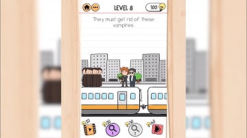 Brain Test 2 | Smith and Joe 2 | Level 8 - They must get rid of these vampires