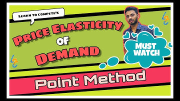 #28 Price Elasticity of demand (point method and different cases) | Hardev Thakur