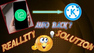 Kinemaster Pro Problem Solve In 2 Min.. In Android 12.. Tech Trolley