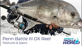 Penn Battle III DX Spinning Reel, BTLIII-4000DX