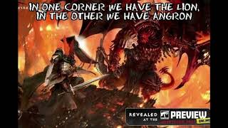 THE BIG FIGHT BETWEEN ANGRON AND LION 'EL JOHNSON | A Warhammer 40k Meme Dub