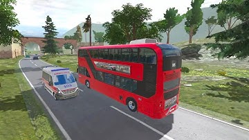 Double Decker Bus New Simulator - Real Bus Driving In City - Android Gameplay