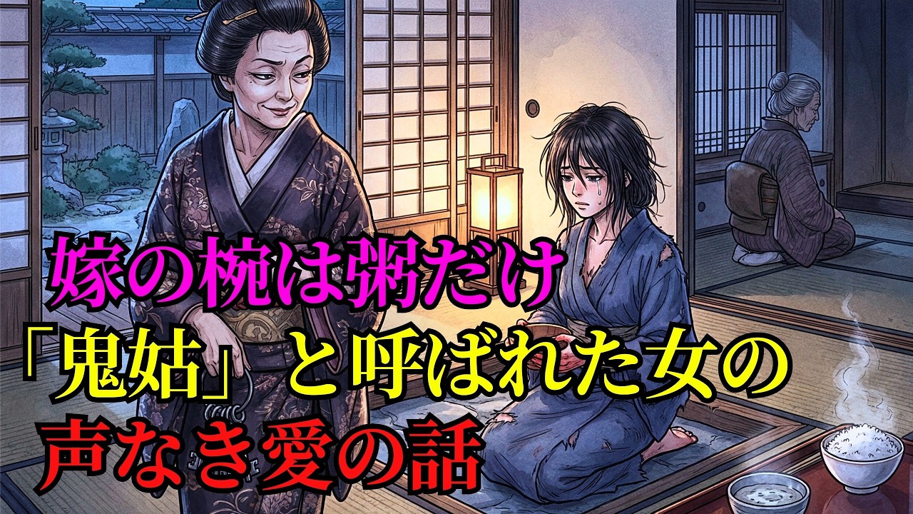 嫁の椀は粥だけ、「鬼姑」と呼ばれた女の、声なき愛の話 | 野談 | 時代劇 | 昔話 | 説話 | 民話