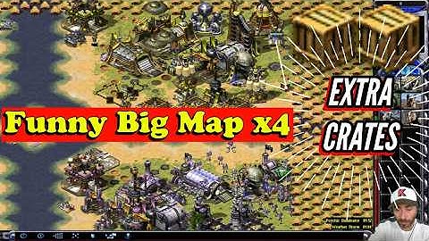 Red Alert 2 Yuri’s Revenge – Funny Big Map x4 CHAOS! Extra Crates, Epic Battles & Crazy Wins