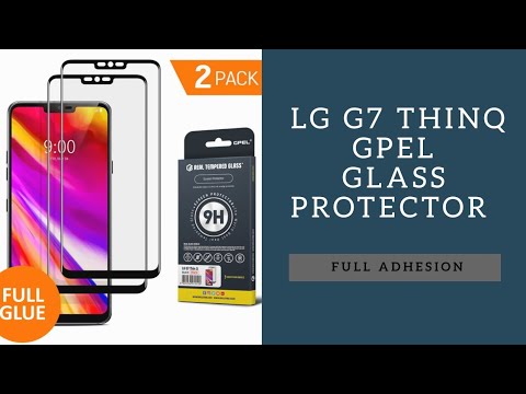 Lg G7 ThinQ - Gpel Full Adhesion Glass Screen Protector... Best Protector Under $15??
