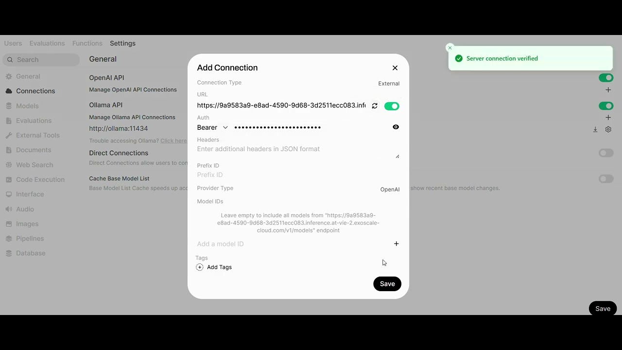 Adding API endpoints to your Open WebUI instance - YouTube