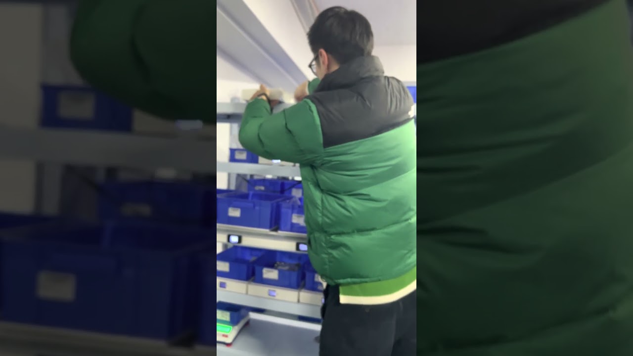 MonolithIoT smart shelves for warehouse inventory management.