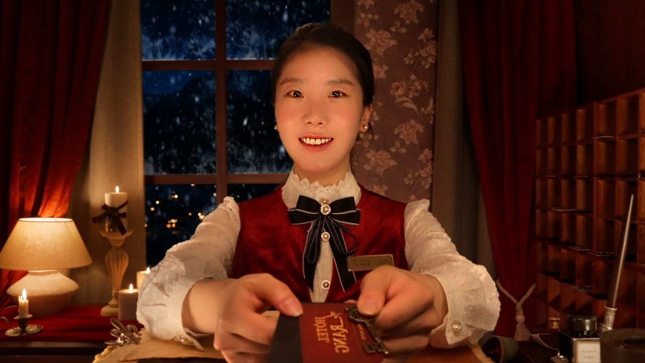 ASMR VIP-регистрация в отеле 🛎️✨ и ролевая игра по уходу за кожей в спа-салоне