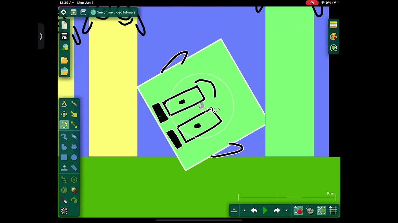 Numberblocks band in algodoo 100-1000