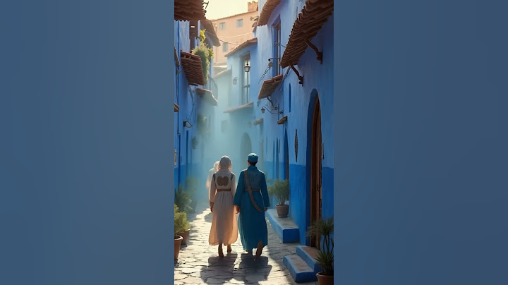 The Blue Pearl’s Elegance: Moroccan Fashion in Chefchaouen #shortsvideo #aigenerated
