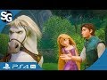 Kingdom Hearts 3 - All Cutscenes | Game Movie | Tangled (Rapunzel) - Kingdom of Corona