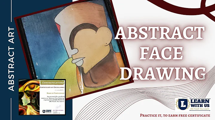 Abstract face drawing for beginners - step by step #learnwithus @learnwithus13 #abstract #art