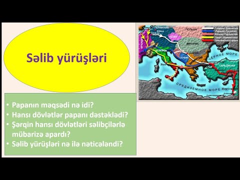 Həftənin dərsi - Səlib Yürüşləri