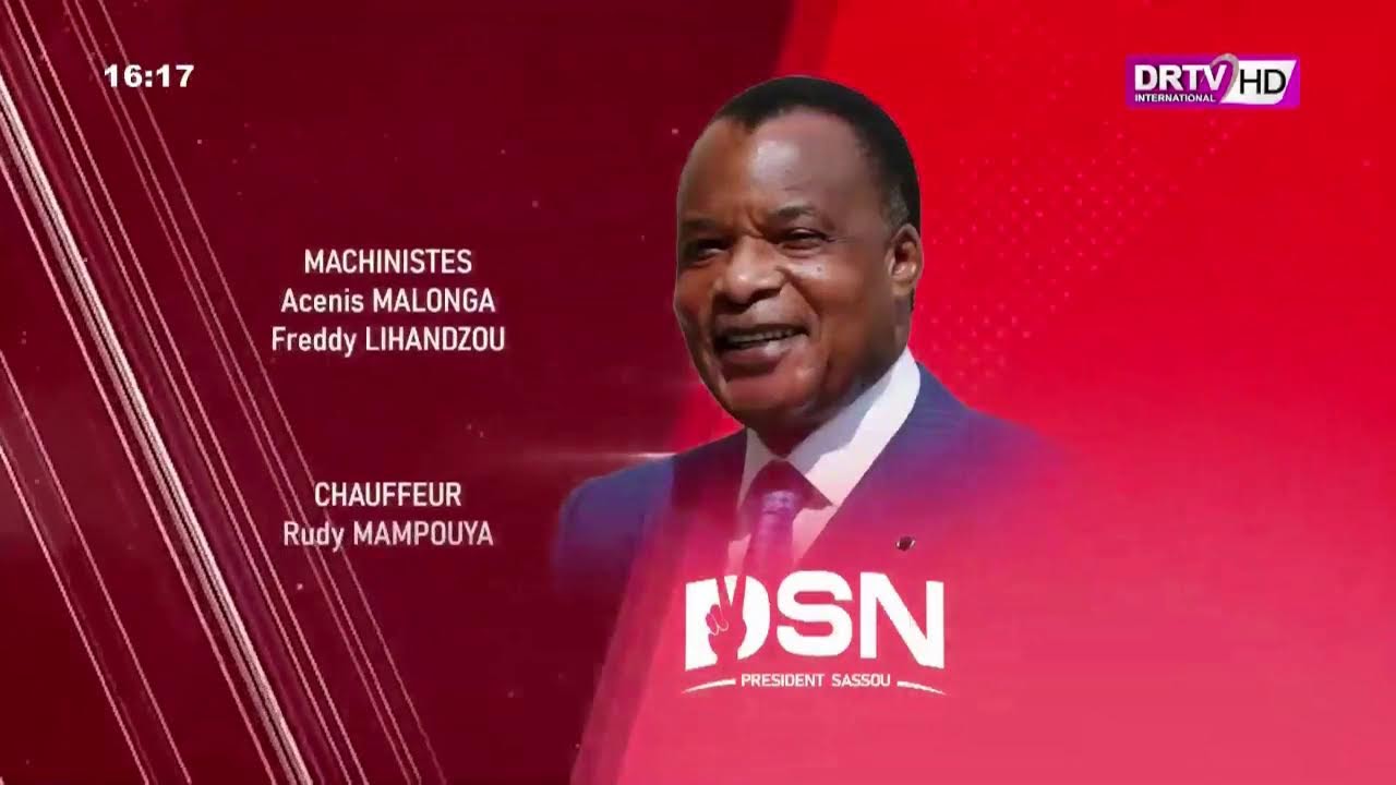 L'ARRIVEE DU CANDIDAT DENIS SASSOU NGUESSO A POINTE-NOIRE