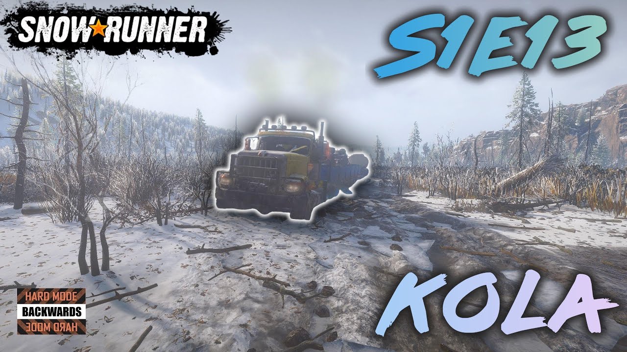 Snowrunner Hard Mode Backwards S1E13 - Cleaning Up Missions in Rough Areas