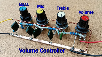 How to make Audio Volume Controller Bass Middle Treble Circuit at Home