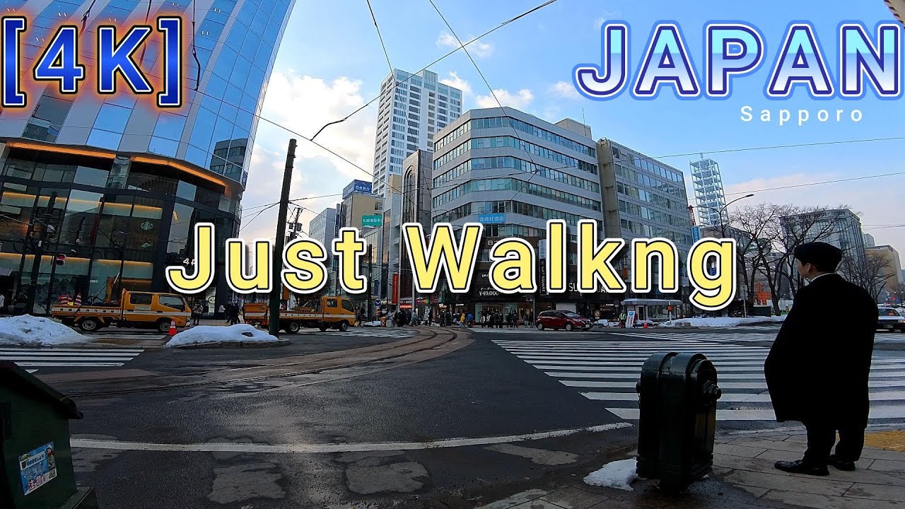 【4K】 solo walking ❘Visitors From Around the World❘Sapporo Japan