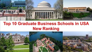 Best Graduate Business Schools in the US New Ranking