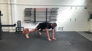 Single Arm Plank demonstration