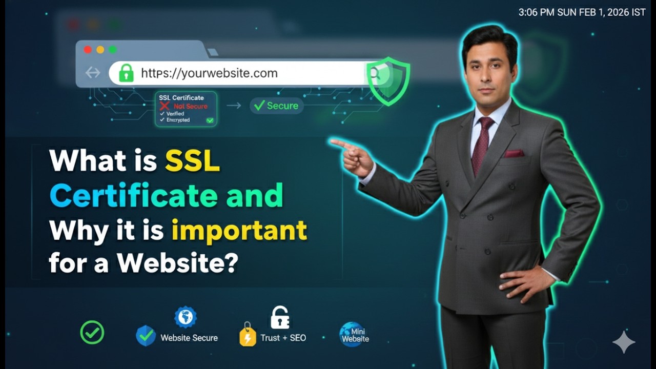 What is SSL Certificate and Why it is important for a Website? - YouTube