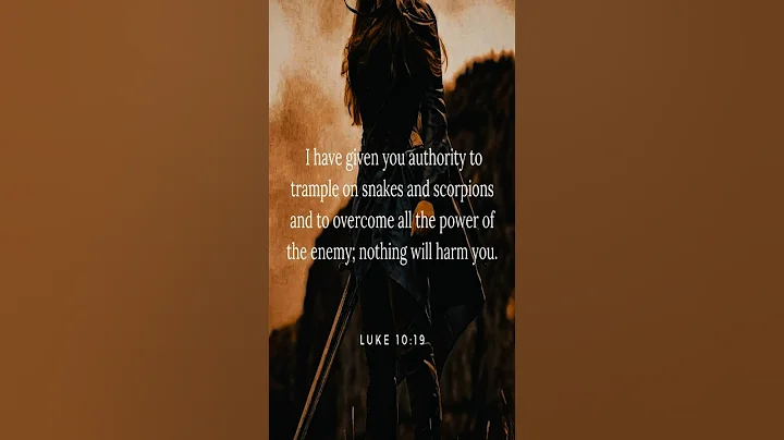 Luke 10:19 - YOU have the POWER over the ENEMY #god #bibleverse