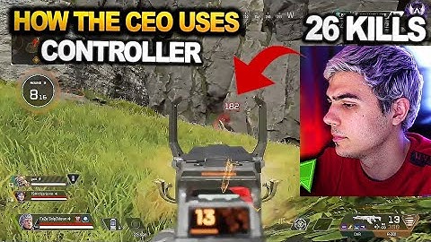 TSM Imperialhal shows how to use CAR SMG and R-301 with Controller.. 26 KILLS ( apex legends )