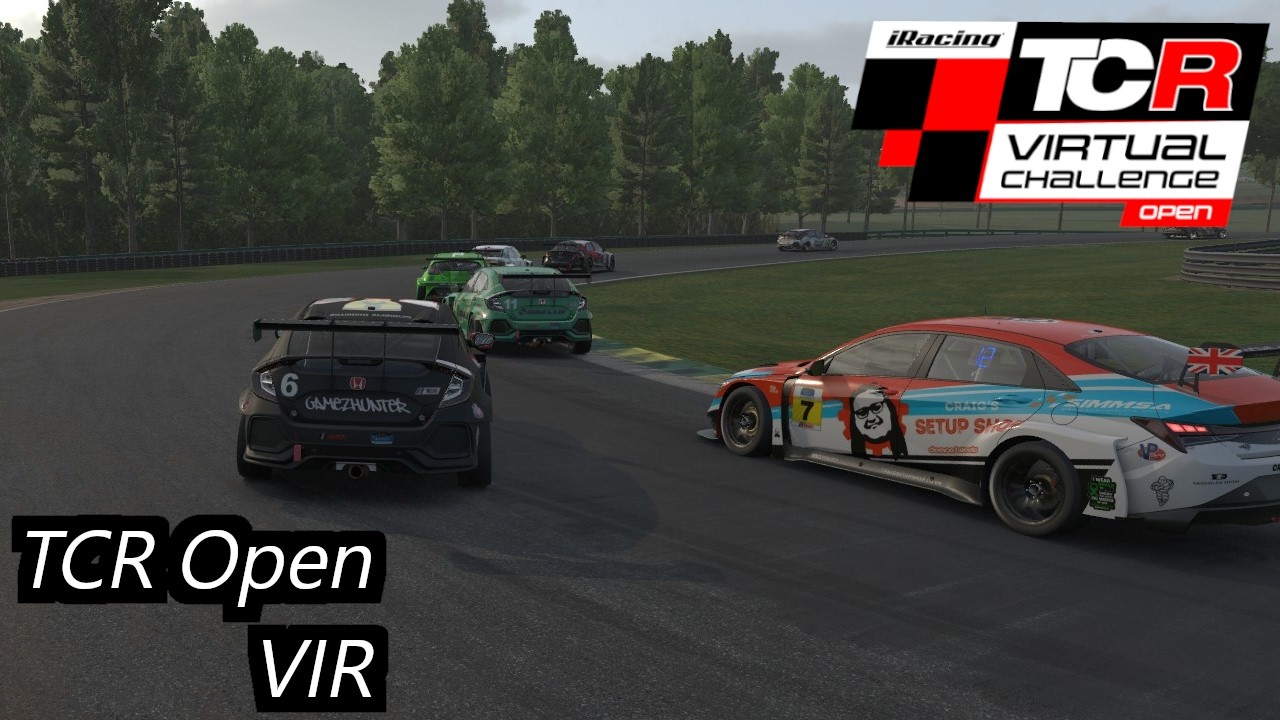 Having To Fight Up The Field | iRacing TCR Open at VIR | 3.3k SOF Top Split