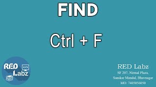 Find = Ctrl + F screenshot 3