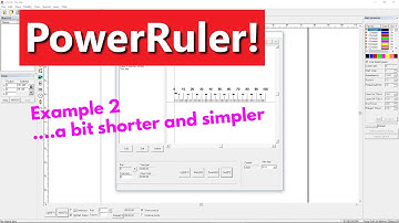 EZCAD2 - Laser Mark with PowerRuler - Example #2