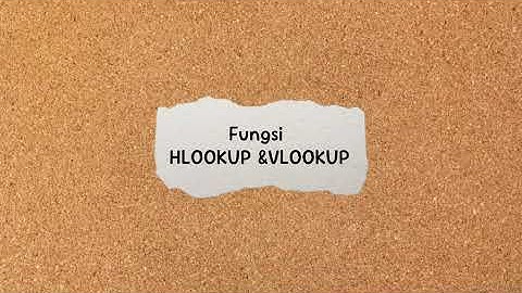 Praktik Microsoft Excel Dasar & Fungsi Referensi (VLOOKUP & HLOOKUP)