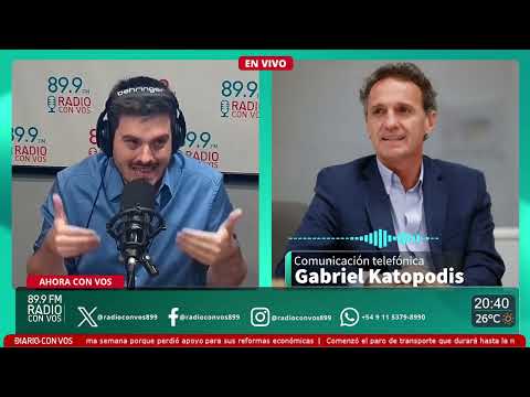 Gabriel Katopodis - Ministro de Infraestructura y servicios públicos de la Pvcia. | Ahora Con Vos