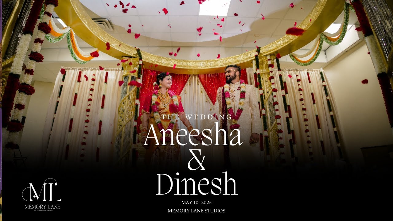 Aneesha & Dinesh – A Teaser of Their Beautiful Beginning 💛|  New England Shirdi Sai Temple
