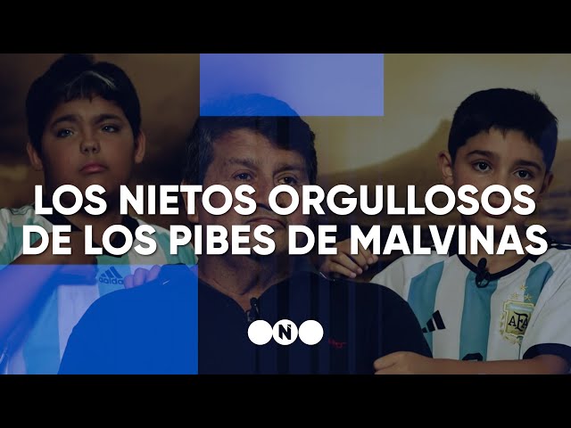 LOS NIETOS ORGULLOSOS DE LOS PIBES DE MALVINAS - Telefe Noticias