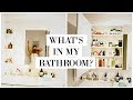 WHAT'S IN MY BATHROOM?! 💦 Skincare + Bodycare + Haircare | allanaramaa