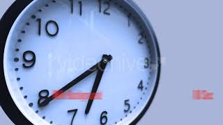 Loop Time Lapse Clock Left Side | Motion Graphics - Envato elements