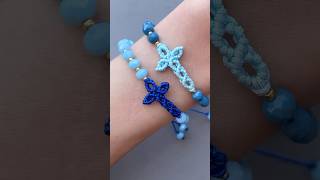 Macrame Cross Bracelet You’ll Love ✨ (Beaded Design Reveal) #bracelet #diy #macrame #faith