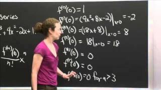 Taylor's Series of a Polynomial | MIT 18.01SC Single Variable Calculus, Fall 2010