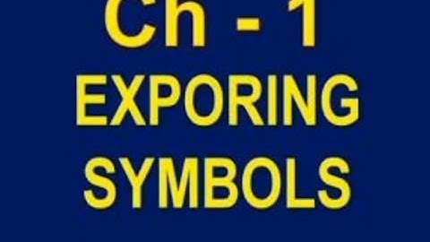 STD 7 /SUB ENG/CH 1 EXPORING SYMBOLS (ENGLISH MEDIUM)