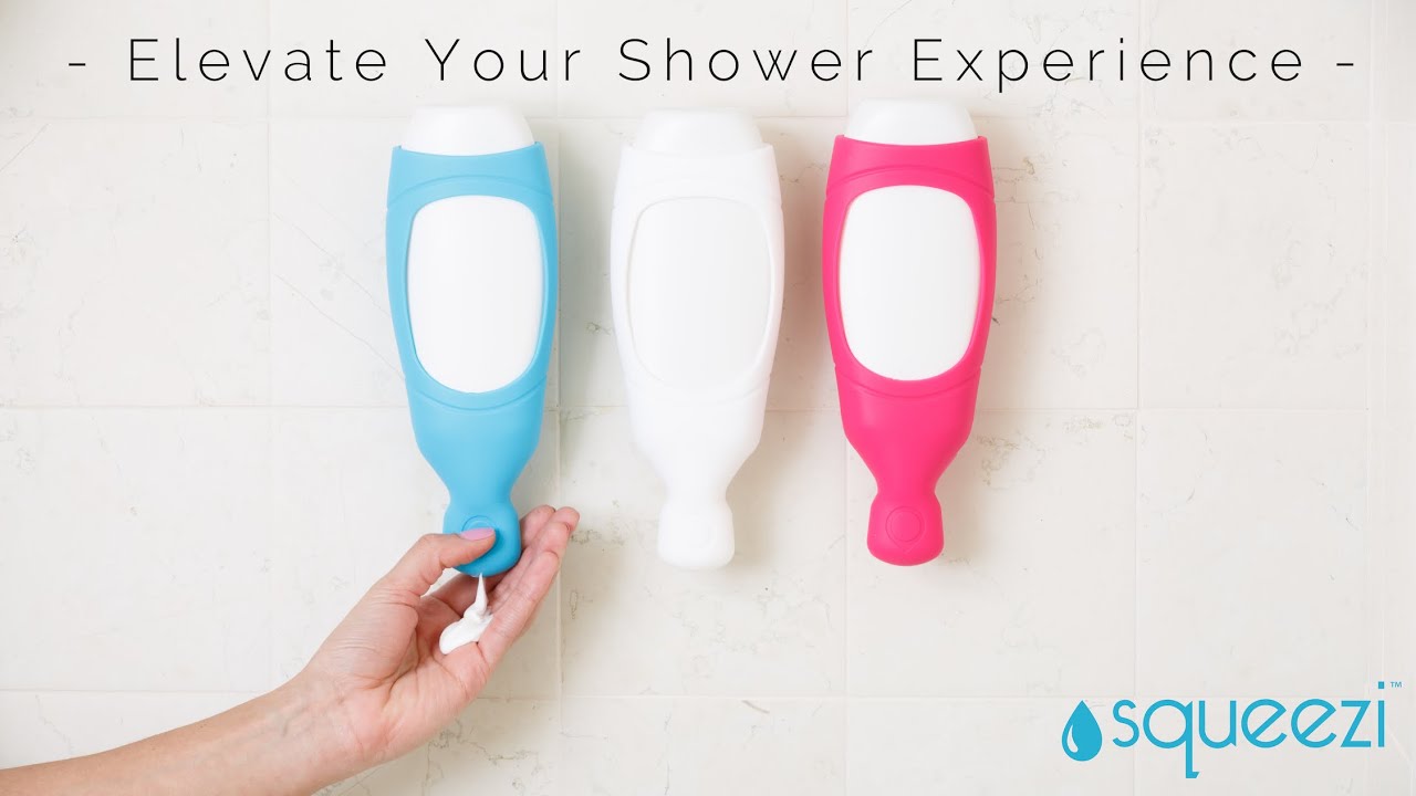The Squeezi - The Original Silicone Shampoo Bottle Dispenser