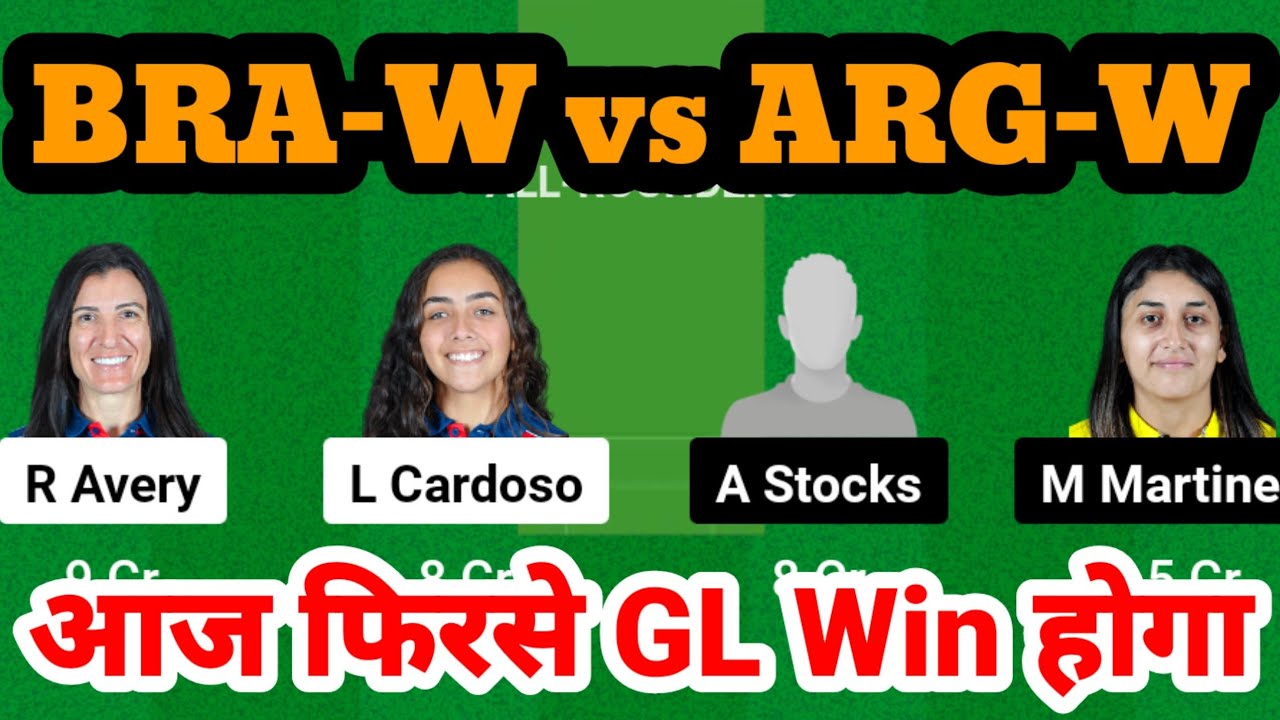 BRAW vs ARGW 1St T20 Dream11 Prediction Brazil Women vs Argentina
