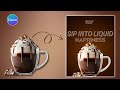 Chocolate Drink Poster Design in Canva | Cafe Poster Design Tutorial | Easy Canva Poster