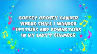 Goosey Goosey Gander | Sing A Long | Nursery Rhyme | KiddieOK