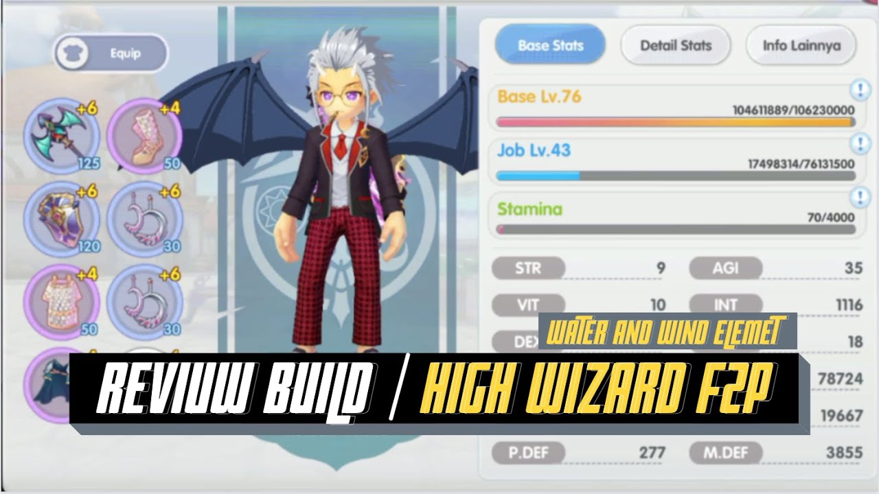 [ROX] Build High Wizard To F2p - YouTube