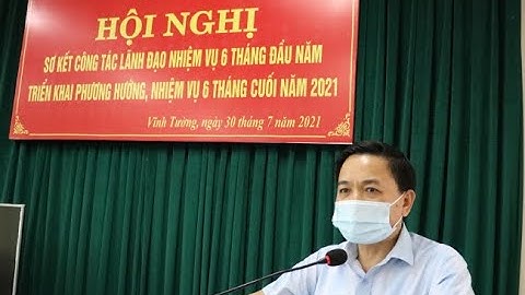 Chi bộ Dân vận sơ kết công tác lãnh đạo 6 tháng đầu năm, triển khai nhiệm vụ 6 tháng cuối năm 2021