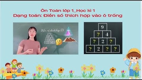Điền số thích hợp vào ô trống_Toán lớp 1
